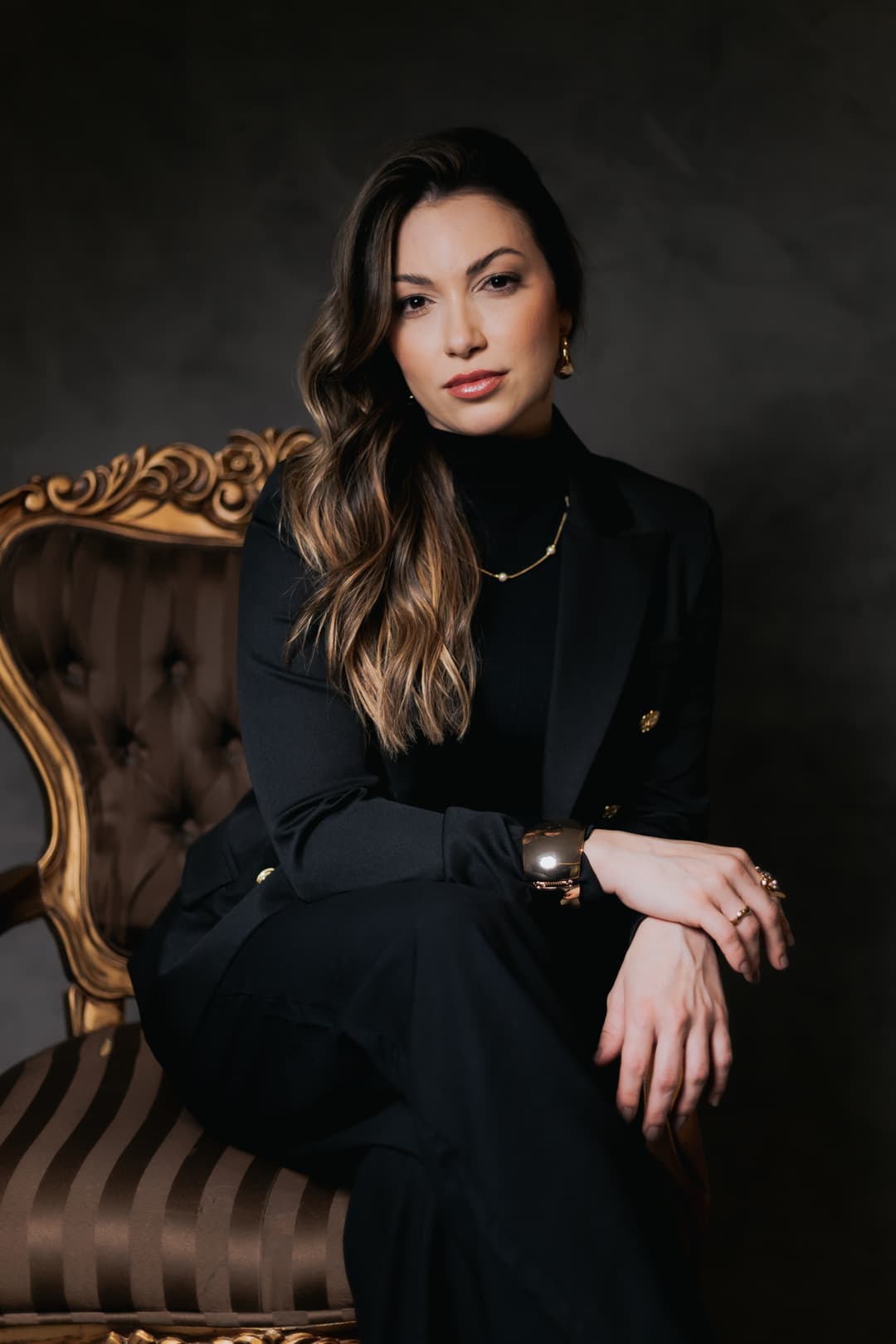 Paciente com um sorriso transformado